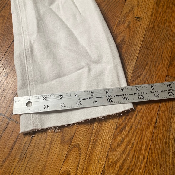 rag & bone Nina High Rise Ankle Flare Jeans Size 26 Summer White - Picture 9 of 10